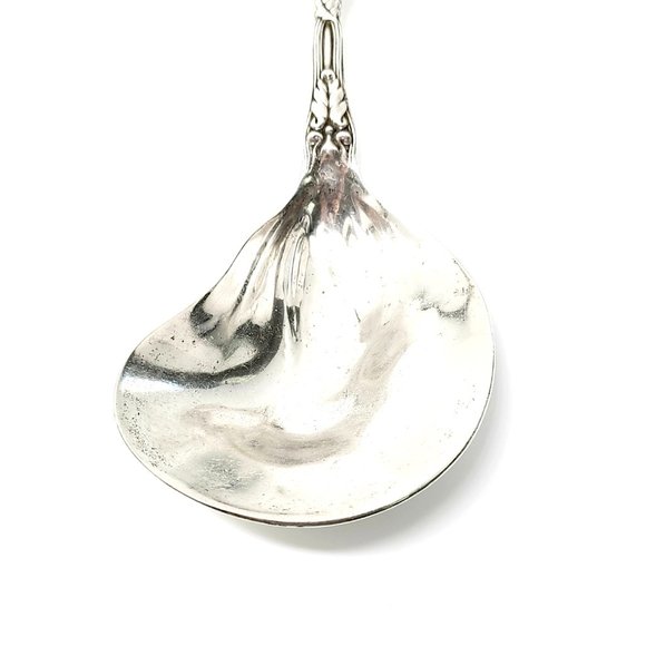 Antique Tiffany & Co. Silver Berry Pattern Casserole Spoon Gold Wash Bowl #8781 - Picture 5 of 9